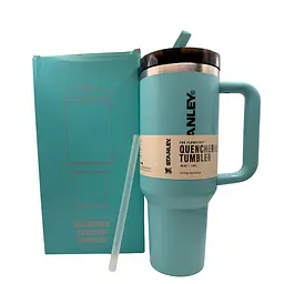 Термокухоль Stanley Quencher ProTour Flip Straw Tumbler з неіржавкої сталі 1,18 л Ocean Blue KT7001950