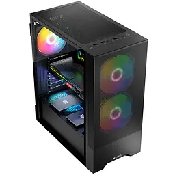 Корпус LogicConcept ARYA MESH+GLASS ARGB fans 2x140mm+1x120mm BLACK без БЖ ATX - мініатюра 9