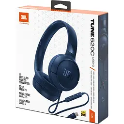 Навушники JBL Tune 520C Blue (JBLT520CBLU) - мініатюра 9