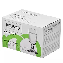 Набір чарок для горілки Krosno Balance 20 мл 6 шт. (785981) - мініатюра 3
