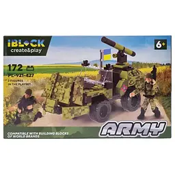 Конструктор дитячий Армія, 4 види (Вигляд 1) IBLOCK 14х23х4,5 см det0013278
