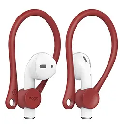 Тримачі навушників Elago Earhook Red для AirPods червоні 2 шт. (EAP-HOOKS-RD) - мініатюра 2