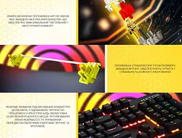 Механічна ігрова клавіатура HATOR HTK-104UA USB Icefall Rainbow LED Black - мініатюра 7