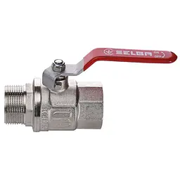 Кран кульовий прямий Selba 1 1/4″ ЗВ КР SL1505 - мініатюра 2