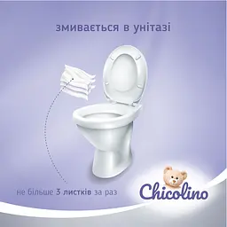 Набір біорозкладного вологого туалетного паперу Chicolino для дітей та дорослих, 640 шт. (16 уп. по 40 шт.) - мініатюра 6