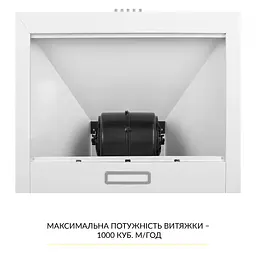 Витяжка купольна WEILOR WK 65 WH - мініатюра 7