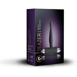 Анальний вібратор Rocks Off Petite Sensations - Teazer Black - мініатюра 3