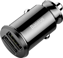 Автомобільний зарядний пристрій Baseus Small Rice Grain 3.1 А чорний (CCALL-ML01) - мініатюра 5