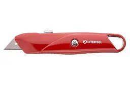 Ніж трапецієвидний будівельний висувний Intertool металевий HT-0505 - мініатюра 6