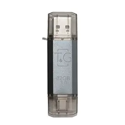 Флеш накопичувач USB 32Gb T G Star TG009TC, сріблястий, Type-C/USB 3.0 (TG009TC-32GSL3)