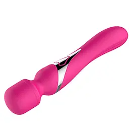 Вібратор B - Series Fox Dual Massager Pulsator 22.6 см (рожевий) - мініатюра 9
