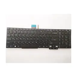 Клавіатура ноутбука Sony Vaio SVT15 (Tab 15) black, wo/frame, frame, backlight RU/US (A46049) - мініатюра 2