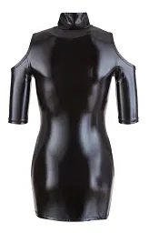 Міні-сукня Cottelli Party Cold Shoulder, XL (чорний) - мініатюра 5