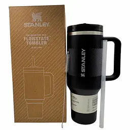 Термокухоль Stanley Quencher ProTour Flip Straw Tumbler з неіржавкої сталі Black 1,18 л KT7001926