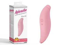 Вакуумний стимулятор клітора з вібрацією Aphrovibe Birdy Cutie світло-рожевий - мініатюра 3