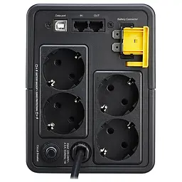 Джерело безперебійного живлення APC Back UPS 950VA/520W, USB, 4xSchuko, (BX950MI-GR) - мініатюра 4