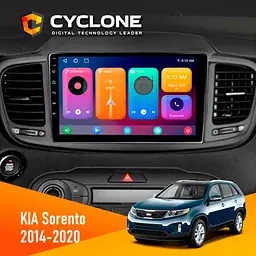 Штатна магнітола KIA Sorento 2014-2020 Cyclone C10-001 2x32 CPL Cyclone (НФ-00004390)