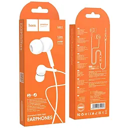 Навушники Hoco La musique universal earphones with mic M82 - мініатюра 2
