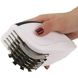 Ніж для нарізання Rolling Mincer 3в1 Black White (do027) - мініатюра 3