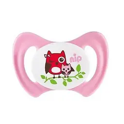 Пустушка Nip Miss Denti №2, силіконова, 5-13 міс., рожевий (31801) - мініатюра 2