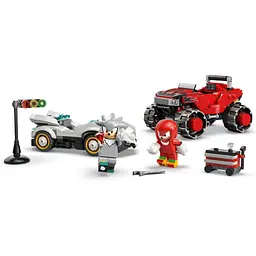 Конструктор LEGO Sonic the Hedgehog Автомобіль Сільвера vs. монстр вантажівки Наклза 378 деталей (77118) - мініатюра 6