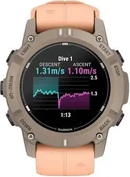 Смарт-годинник Garmin Descent G2 Paloma with Shell Pink Band (010-02986-01) - мініатюра 4