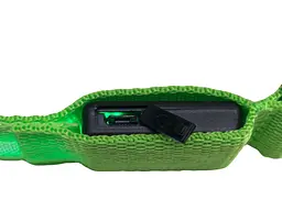 Нашийник  UFT PET LED 1 з підсвічуванням на батарейках для собак L Green - мініатюра 4
