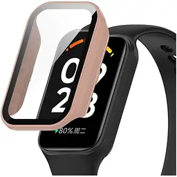 Чохол-накладка DK CDK Пластик Gloss Glass Full Cover для Xiaomi Mi Band 8 Active (015558) (pink) - мініатюра 3