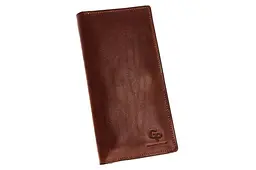 Портмоне Сinturino, коньяк GRANDE PELLE 19.5х10х2.5 см acs0032237 - мініатюра 1