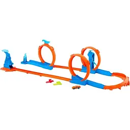 Трек Hot Wheels Потрійна петля Track Creator (JDW39) - мініатюра 3