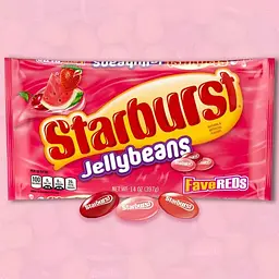Драже Starburst FaveREDs Jelly Beans Easter Candy Gifts 396g - мініатюра 2