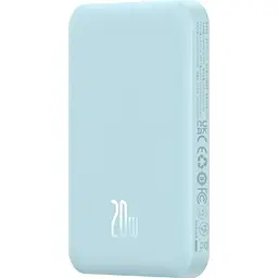 Зовнішній акумулятор Baseus Magnetic Bracket Mini 5000mAh 20W Blue P10022107313-00 [117953] - мініатюра 4