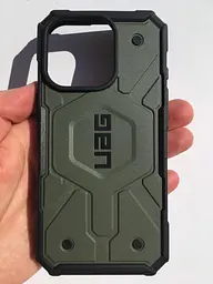 Чохол протиударний UAG Pathfinder MagSafe (Original) для iPhone 16 Pro (6.3") Olive 114468117272 - мініатюра 4