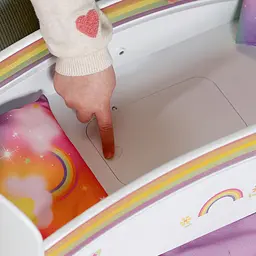 Ліжечко для ляльки Baby born Сон на веселці (звук, світло, з постільною білизною) - мініатюра 8