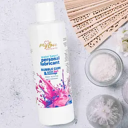 Лубрикант MyLove Aroma Series IntimMassage 2in1 Bubble Gum, 300 мл - мініатюра 4