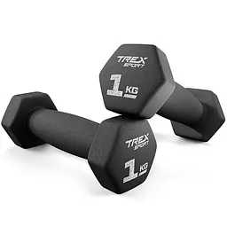Гантелі для фітнесу неопренові TREX Sport TX-010VD 2x1кг - мініатюра 11