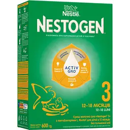 Набір сухої молочної суміші Nestogen 3 з лактобактеріями L. Reuteri 1.2 кг (600 г x 2 шт.) - мініатюра 2