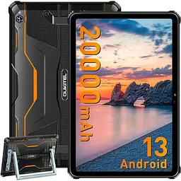 Планшет Oukitel RT6 10.1" FHD+ 8GB/256GB / MT8788 / 20000mAh / 16+16Мп / IP69K /NFC/ LTE Orange