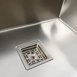 Кухонна мийка 60x50 нержавійка Platinum Handmade з підставкою для ножів, Нержавіюча сталь - мініатюра 6