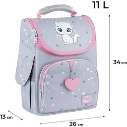 Рюкзак GoPack Education каркасний 5001S-3 Kitten Princess (GO25-5001S-3) - мініатюра 3
