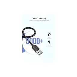 Дата кабель USB 2.0 AM to Micro 5P 0.5m 2A US289 black Ugreen (60135) - мініатюра 6