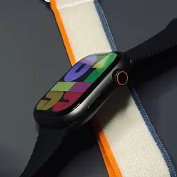 Смарт-годинник HK9 Pro Plus сенсорний меню українською мовою black (16076) - мініатюра 2