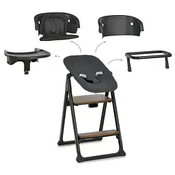 Дитячий стільчик для годування 4 в 1 GROWEE ME 1222 Black - мініатюра 2