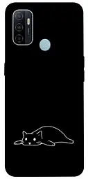 TPU чохол Demsky Lazy cat для Oppo A53 / A32 / A33
