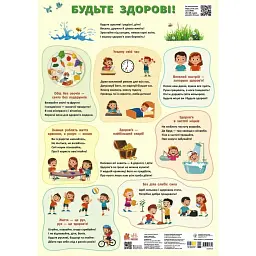 Навчальні плакати. Будьте здорові! - Ольга Макаренко