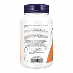 Омега-3 риб'ячий жир Now Foods Enteric для серця, мозку та зору 180 софтгелів - мініатюра 3