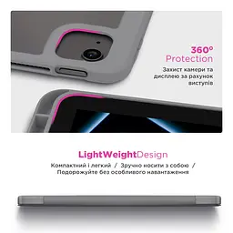 Чохол-книжка для планшета Apple iPad Pro 11 (2024)/Pro 11 (2025) M5, Y-Type PEN, сірий, магнітний, з тримачем для стилуса, протиударний, обкладинка з функцією підставки, екошкіра + ТПУ, функція автоматичного пробудження/сну, ArmorStandart (ARM77534) - мініатюра 6