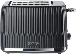 Тостер Gorenje 850 Вт пластик/метал чорний - мініатюра 2