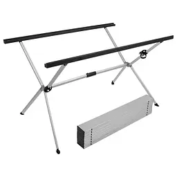 Складний стіл Bo-Camp Lamel 121x80 cm Aluminium (1404438) - мініатюра 7