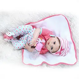 Силіконова колекційна лялька реборн reborn дівчина нана Reborn Dolls det0018828 - мініатюра 3